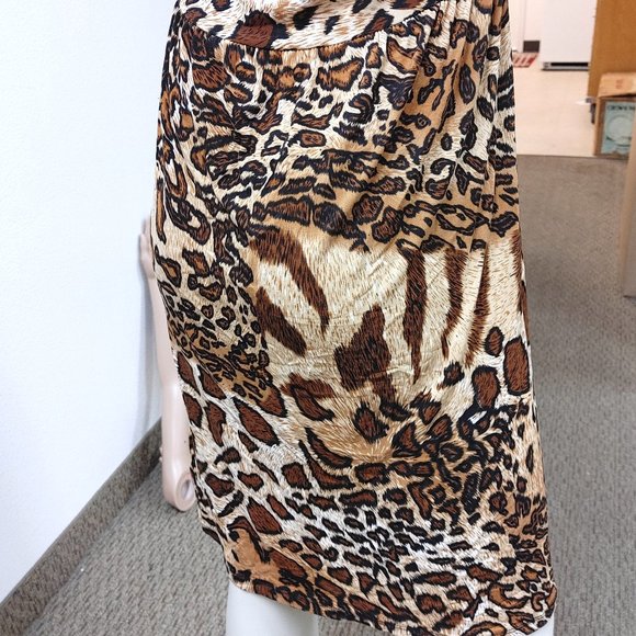 ANIMAL PRINT HALTER DRESS BY CRISTINALOVE SIZE S-M - Picture 5 of 8